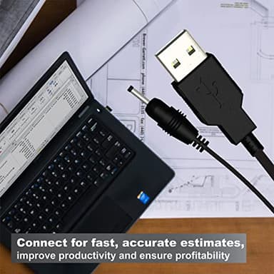 Calculated Industries 5006 Scale Master ProXE PC Interface Cable for the 6135 Scale Master ProXE, 15 feet, Black - Image 4