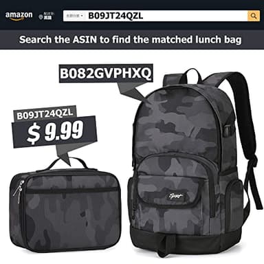 rickyh style School Backpack Travel Bag for Men & Women Lightweight College Back Pack with Laptop Compartmen - Image 6