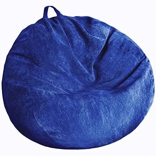 Stuffed Animal Storage Bean Bag Chair Cover (No Filler) Washable Ultra Soft Corduroy Bean Bag Cover for Organizing Plush Toys or Textile, Sack Bean Bag for Adults, Teens - Image 1