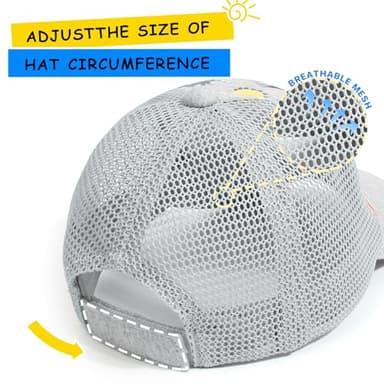 Hpegny Toddler Baseball hat Baby Cap Sun hat Printed Dinosaur Motif Kids Boys Girls Age 1t-2t - Image 4