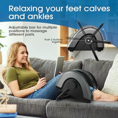 TISSCARE Shiatsu Foot Massager with Heat: FSA HSA Eligible Foot Massager for Plantar Fasciitis, Neuropathy, Circulation and Pain Relief, Massage Feet/Leg/Calf/Ankle at Home/Office, Gifts for Women Men - Image 2
