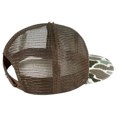 BASSDASH Flat Brim Trucker Cap Adjustable Snapback Hat Mesh Back for Men Women - Image 4