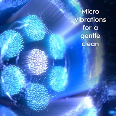 Oral-B iO Series 10 Rechargeable Electric Toothbrush with Visible Pressure Sensor to Protect Gums, 2 Min Timer, 7 Cleaning Settings, 4 Replacement Toothbrush Heads, and Charging Travel Case, Black - Image 9