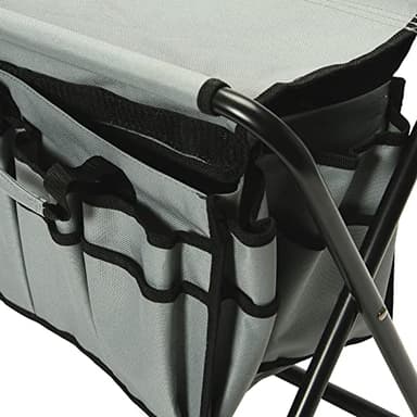 Household Essentials Household Essentials Collapsible Utility Stool, Gray - Image 7