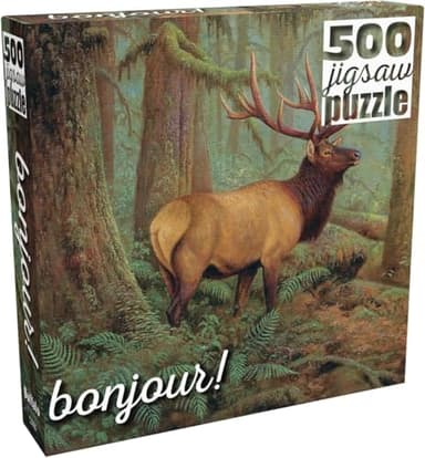 Buffalo Games - Hayden Lambson - Forest King - 500 Piece Jigsaw Puzzle for Adults -Challenging Puzzle Perfect for Game Nights - Finished Size is 21.25 x 15.00 - Image 1