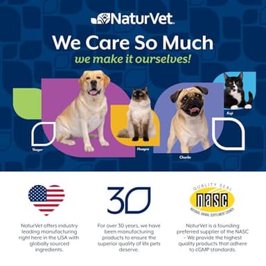 NaturVet All-in-One Dog Supplement - for Joint Support, Digestion, Skin, Coat Care – Dog Multivitamins with Minerals, Omega-3, 6, 9 – Wheat-Free Vitamins for Dogs – 13-Ounce Powder - Image 7