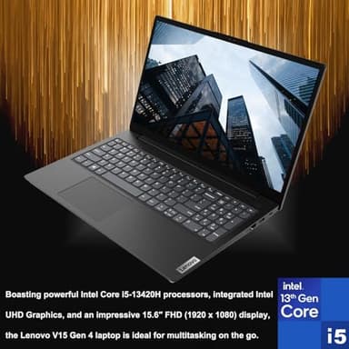 Lenovo Laptop Computer for Home Business, 15" FHD+ IdeaPad Slim 3, Intel 8-Core i5-13420H (Beat i7-1355U), 24GB DDR5 RAM, 1TB PCIe SSD, WiFi 6, Bluetooth 5.2, Copilot Key, Luna Grey, Windows 11 Pro - Image 4