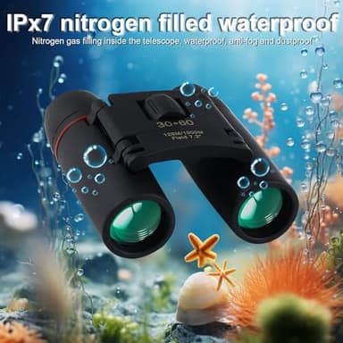 30X60 Binoculars for Adults and Kids,High Powered Small Foldable Compact Binoculars for Bird Watching,Hunting,Concert,Theater, Opera,Traveling,Tourism - Image 6