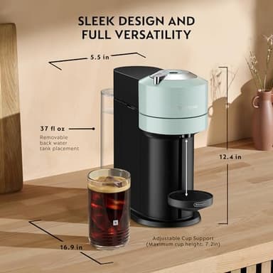 Nespresso Vertuo Next Coffee and Espresso Maker by De'Longhi - Image 3