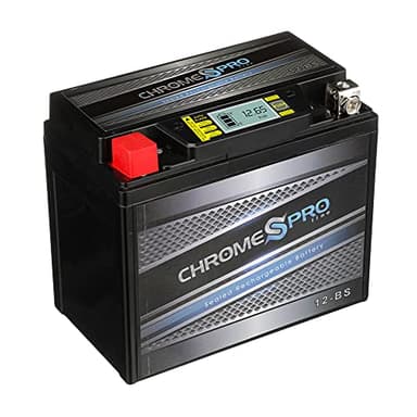 Chrome S Pro 12-BS Maintenance-Free 12V 11Ah Battery Replacement for ATV, Motorcycle, Jet Skis, Scooter, UTV, and More - Nut and Bolt (T3) Terminal - Image 1