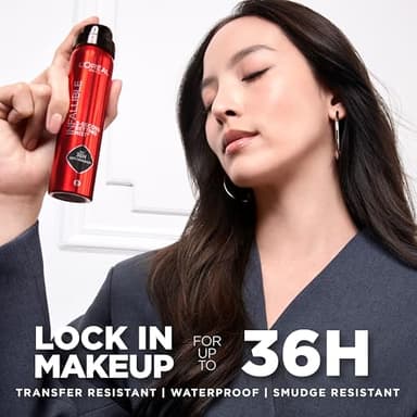 L'Oreal Paris Infallible 3-Second Setting Spray Mist, Microfine Mist for up to 36HR Wear, Clear, 1.76 oz - Image 3