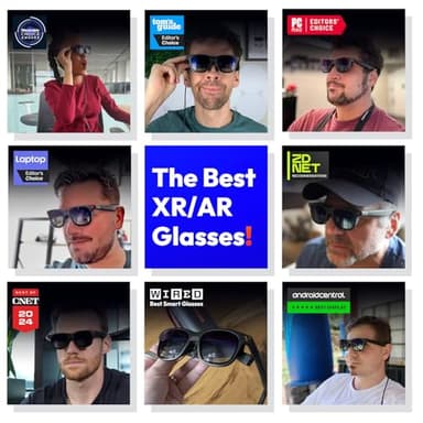 VITURE Pro XR/AR Glasses, 135" 120Hz 1000Nits Display, Harman Audio,Electrochromic Film,Myopia Adjustments,for iPhone 17/16/15/Android/Mac/PC/Steam Deck,First-ever Immersive XR Experience for Switch 2 - Image 2
