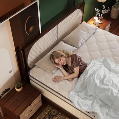 Gsleepee Queen Mattress, 10 Inch Queen Size Mattresses in a Box, Gel Memory Foam Hybrid Mattress for Motion Isolation, Soft and Comfortable, Pressure Relief, Medium Firm Support - Image 7