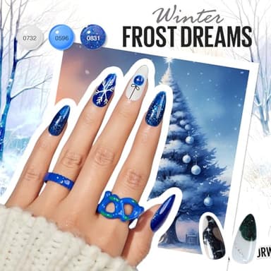 MEFA 42 Colors Gel Nail Polish Kit with U V Light, 59 Pcs All Seasons Collection Colorful Gel Polish Essential Set with 5 Psc Matte/Glossy Base Top Coat, Salon Gifts for Women - Image 4