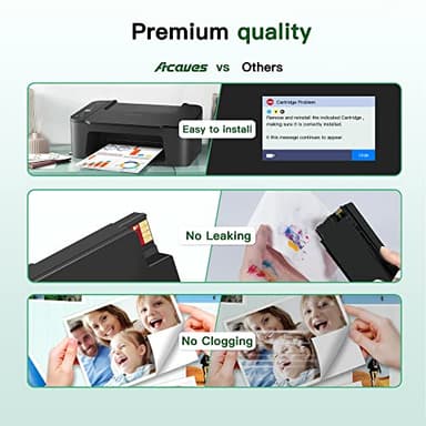 910XL Ink Cartridges for HP Printers Compatible with HP 910 Ink Cartridges Combo Pack 910 XL Ink 910XL Black and Color Combo Pack HP910 Use with OfficeJet 8020 8025 8035 Printers (4 Pack) - Image 3