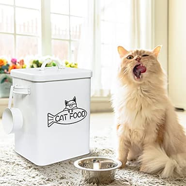 Vumdua Dog and Cat Food Storage Container, Farmhouse Pet Food Containers with Lid and Dry Food Scoop, Durable Airtight Great Gift for Pet Owners - Image 5