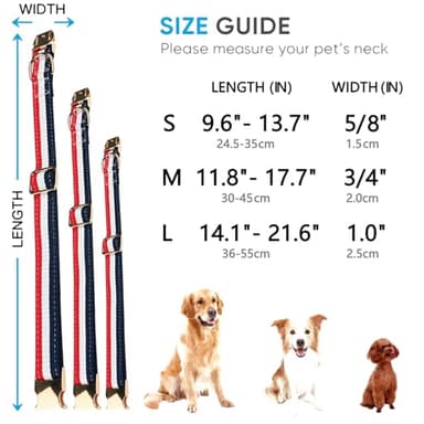 NISIYE Luxury Dog Collar, Cute Dog Collars, Durable Pet Collars with Metal Buckle Safety for Large Dogs - Image 5