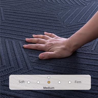 Dyonery King 12 Inch Memory Foam Mattress in a Box, Cooling Knit Fabric Cover, Made in The USA of US Foam and Global Materials, CertiPUR-US Certified, Fiberglass Free Mattress, 76”x80” - Image 5