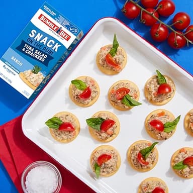 Bumble Bee Snack On The Run Ranch Tuna Salad with Crackers Kit (Pack of 12) - Ready to Eat Protein Snack Pack - 8g Protein per Box - Wild Caught MSC Certified Tuna - Image 5