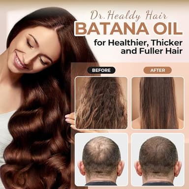 Dr. Healdy Batana Oil Shampoo and Conditioner Set - for Hair Growth,Thickening & Hydration,Sulfate Free - Fights Hair Loss & Clarifies Scalp -Root Activator Shampoo for Men (6.8 Fl Oz×2) - Image 6