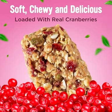 Cooper Street Oatmeal Cranberry Granola Bakes (12 pack) - Individually Wrapped Soft and Chewy Breakfast Granola Bars - Nut, Dairy & Soy Free - Great As Kids Snacks For School, Hiking Or Lunchbreak - Image 3