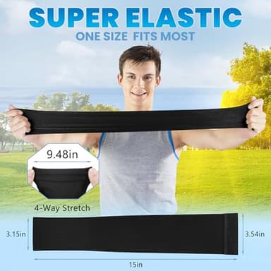 Fivali Arm Sleeves for Men Women: 6 Pairs Cooling UV Sun Protection Arm Compression Sleeve Youth Sports, Light - Image 3