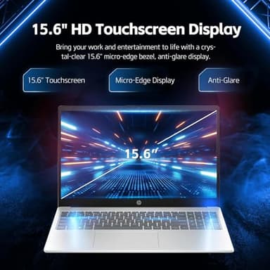 HP 2025 Pavilion 15.6" FHD Touchscreen Laptop Computer, 10-Core Intel Core 5 120U, 32GB RAM, 1TB SSD, Fast Wi-Fi 6, Long Battery Life, w/WOWPC Recovery USB, Windows 11 with Microsoft Office - Image 3