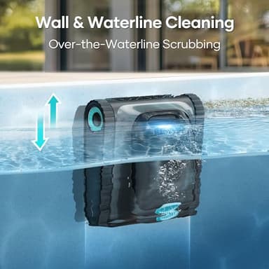 (2025 Upgrade) Aiper Scuba S1 Robotic Pool Cleaner, Wall & Waterline Cleaning, Double Filtration, Extended 180-Min Battery Life, Smart Navigation, App Support, OTA Upgrade - Image 2