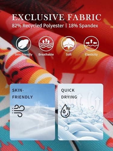 RELLECIGA Women's Blue Floral Cheeky Brazilian Cut Bikini Bottom Size X-Large - Image 6