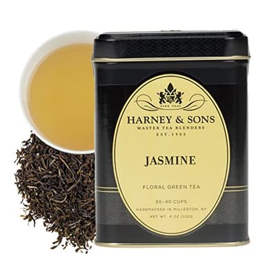 Harney & Sons Jasmine, Loose tea in 4 Ounce tin - Image 1