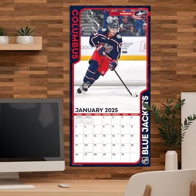 TURNER SPORTS Columbus Blue Jackets 2025 12x12 Team Wall Calendar (25998011938) - Image 5