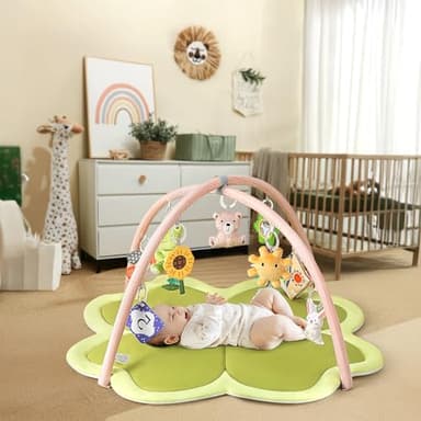 Baby Play Mat Activity Gym for Babies and Toddlers, Four-Leaf Clover Baby Play Gyms & Playmats for Babies - Image 6