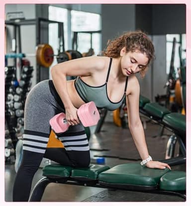 15LB 20LB 40LB 50LB Adjustable Dumbbell Set Free Weights Dumbbells Set for Women Men Hand Weights Sets Adjust Dumbbell Weight Sets for Home Gym Exercise Workout Strength Training Equipments - Image 7