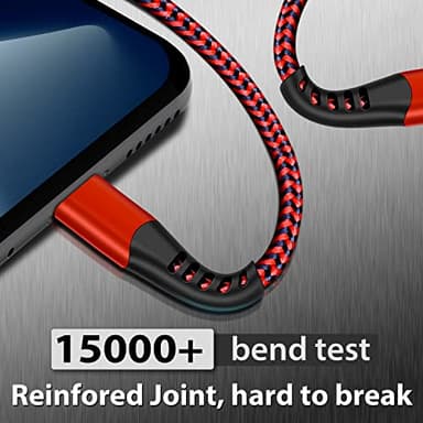 cugunu USB C to Lightning Cable 3 Pack 6FT iPhone Charger Apple MFi Certified Power Delivery Fast Charging Cord Compatible with iPhone 14/13/12/11/XS/XR/X/8 - Image 6