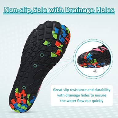 ziitop Water Shoes for Men Women Beach Barefoot Swim Rock Climbing Pool Shoes Socks, Anti-Slip Breathable Quick Dry Lightweight Slip-on, Outdoor Sport Hiking Walking Boating Fishing Diving Surfing - Image 5