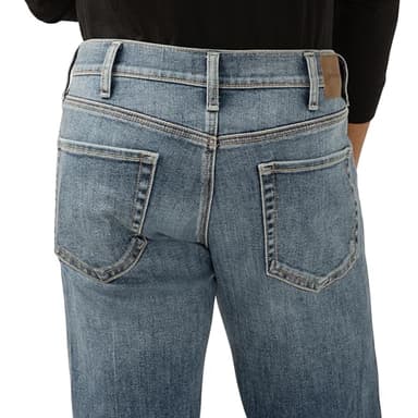 Silver Jeans Co. Zac Relaxed Fit Straight Leg Jeans | Laid Back & Stretchy Denim Bottoms - Image 4