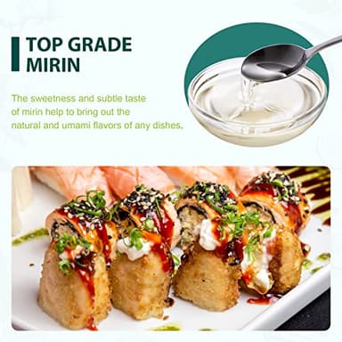 Soeos Mirin Cooking Wine, 16.9 fl oz (2 * 500ml) Pack of 2, Traditional Rice Wine, Authentic Natural Sugar Cooking Wine, Sweet Rice Wine for Cooking and Condiments, Premium Mirin Cooking Wine. - Image 6