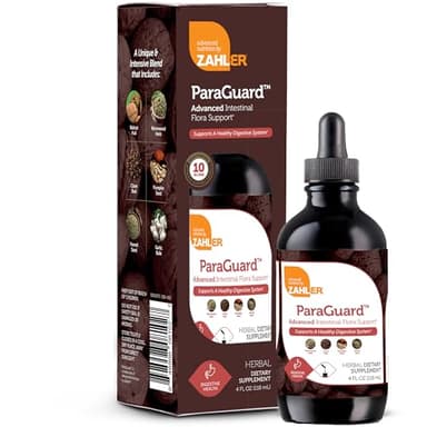 Zahler - ParaGuard Liquid Drops - Gut Health Supplement - Formula has Wormwood, Garlic Bulb, Pumpkin Seed, Clove & More - Natural Support for Humans - Certified Kosher (4 Oz) (4 oz., Drop) - Image 3