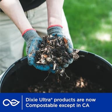 Dixie Ultra, Large Paper Bowls, 20 Oz, 56 Count, Microwave Safe, Compostable, Disposable Bowls Great For Breakfast, Lunch, And Dinner Meals - Image 4