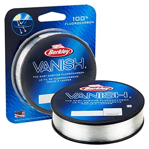 Berkley Vanish®, Clear, 17lb | 7.7kg, 250yd | 228m Fluorocarbon Fishing Line, Suitable for Saltwater and Freshwater Environments - Image 1