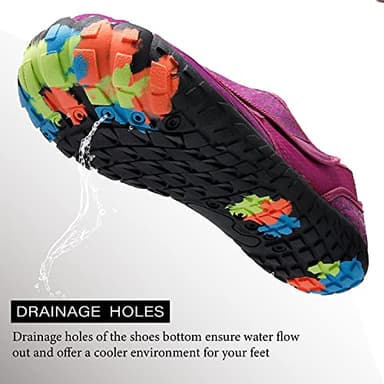 L-RUN Womens Water Sports Shoes for Surfing Walking Yoga Purple M US (Women 8.5, Men 7)=EU39 - Image 8