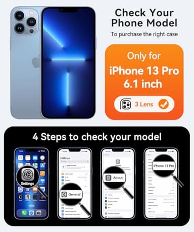 CANSHN Magnetic Compatible with iPhone 13 Pro Case, Upgraded [Full Camera Protection] [Compatible with Magsafe] [Translucent Matte] Shockproof Protective Phone Case Cover 6.1 Inch - Deep Green - Image 2