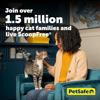 PetSafe ScoopFree Crystal Plus Automatic Self Cleaning Cat Litter Box System – Not Enclosed – Advanced Odor Control – Includes 1 Disposable Crystal Litter Tray – White (PAL00-18016) - Image 8