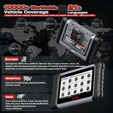 Autel Scanner MaxiCOM MK808BT PRO, 2025 Bidirectional Diagnostic Scan Tool as MK900BT, 2.0 BT Ver. of MK808S MX808S MX900 MK900, 3000+ Active Tests, 28+ Reset, Injector Coding, All Systems, FCA, OS 11 - Image 9