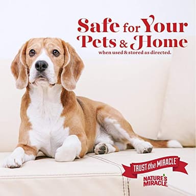 Nature's Miracle Stain and Odor Remover for Dogs, Odor Control Formula, Refill, 1.33 Gal - Image 5