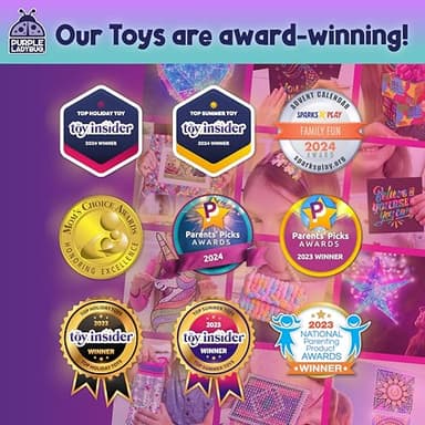 PURPLE LADYBUG DIY Mosaic Photo Frame Craft Kit - Summer Activities for Kids & Teens, Arts & Crafts for Girls 8-12, Birthday Gift for Girls, Fun Craft for Kids Ages 6-12 - Image 7