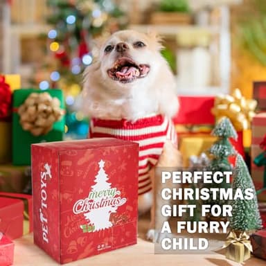 SCENEREAL 15 Pack Dog Toys for Small Dogs Puppies, Christmas Small Dog Toys for Teething and Chewing, Interactive Dog Chew Toys Rope Toy to Keep Them Busy, Holiday Xmas Gift - Image 7