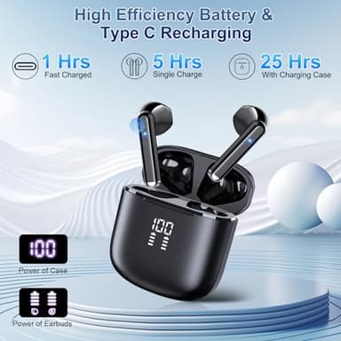 AI Translation Earbuds Real Time, 164 Language Translator Earbuds 3-in-1 Bluetooth 5.4 with APP, AI Noise Reduction Headphones with 6 Translation Modes Translating Device for Travel/Business/Learning - Image 8