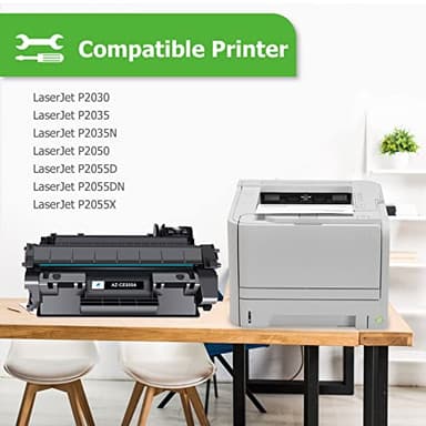 Aztech Compatible Toner Cartridge Replacement for HP CE505A 05A for HP P2035 P2035N P2055DN 2055DN 2035N P2030 P2050 P2055D P2055X 2055D 2055X Printer (Black 2-Pack) - Image 3