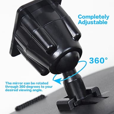 Shynerk Baby Car Mirror, Rear Facing Car Seat Mirror Safety for Infant Newborn, Baby Mirror with Wide Rearview & 360° Rotation, Shatterproof & Easy Assembled Crash Tested - Image 5